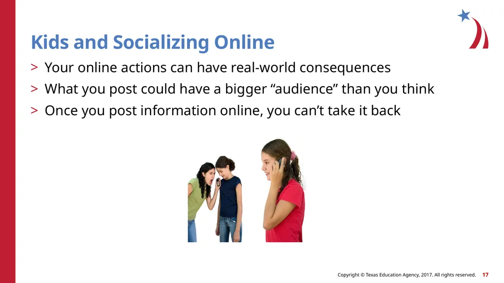 Protecting Children Online Child Guidance - slide 17 of 27