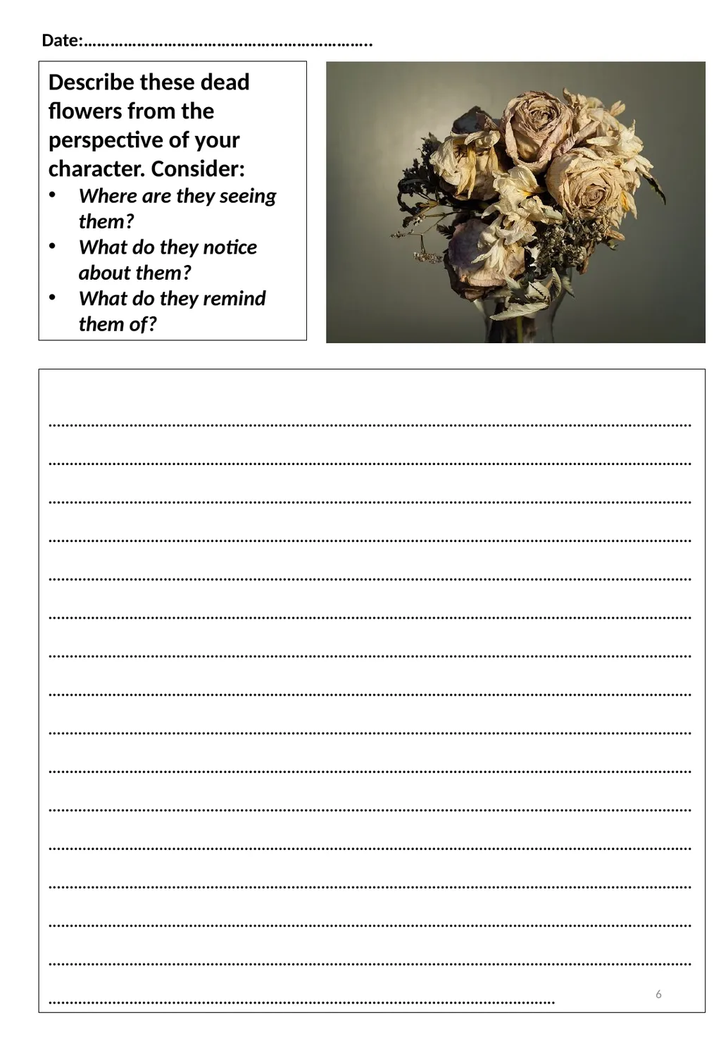Name: What is their most treasured memory? - slide 6 of 16