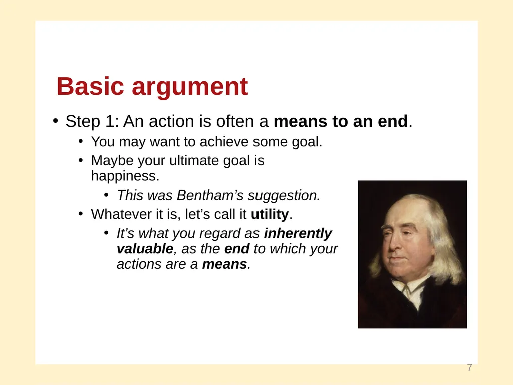 Utilitarian Principle A Course in Business Ethics - slide 7 of 15