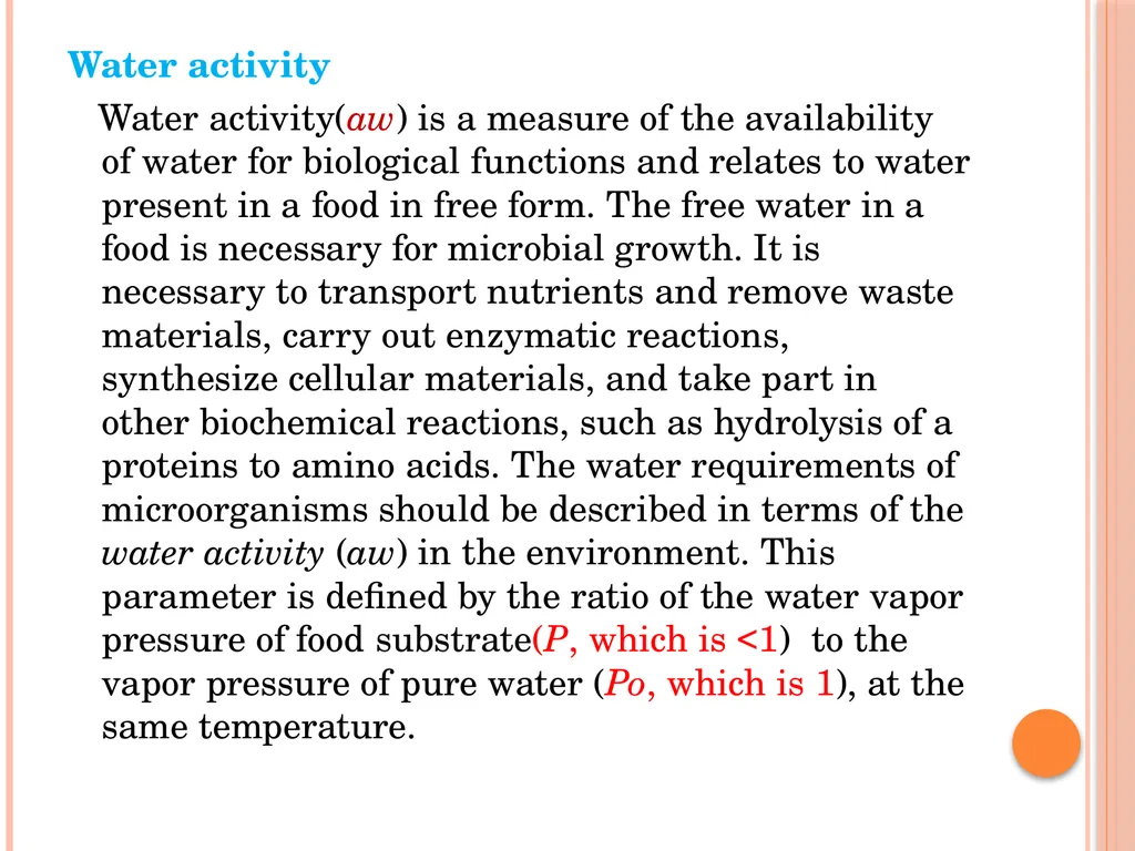 Intrinsic and Extrinsic Parameters of Foods That - slide 5 of 22