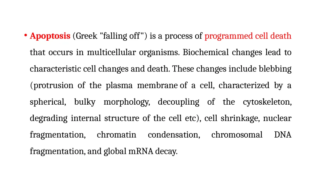 Apoptosis: Intrinsic and Extrinsic Apoptosis - slide 2 of 18