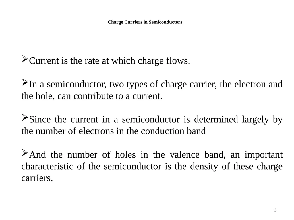 Lecture 5 Electron and Hole concentration at - slide 3 of 14