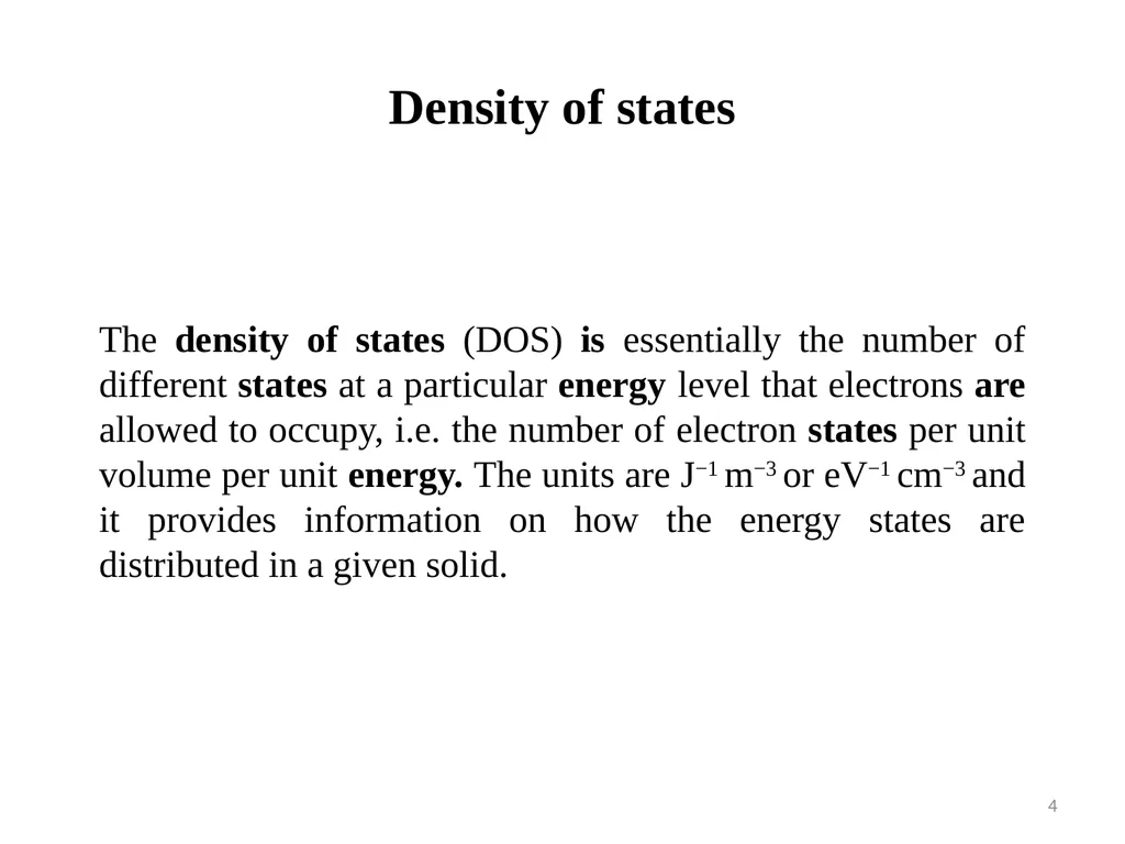 Lecture 5 Electron and Hole concentration at - slide 4 of 14