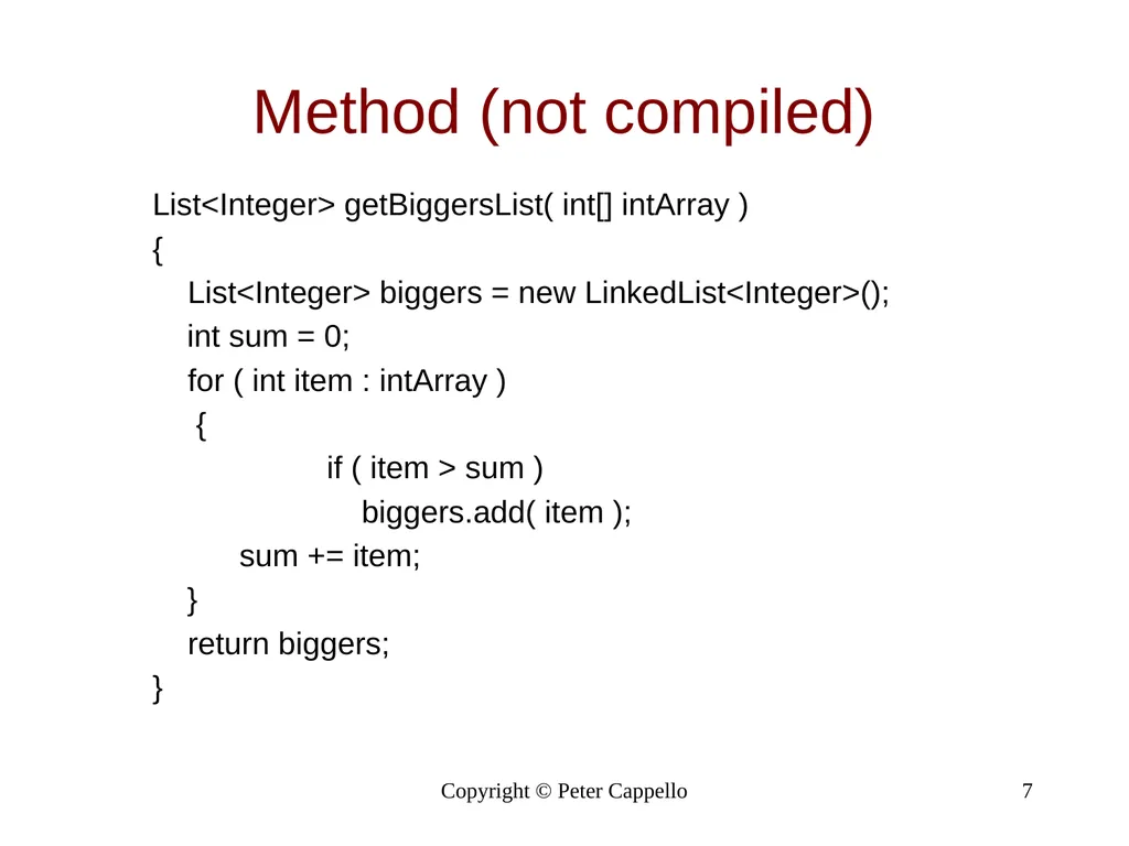 The Complexity of Algorithms: Selected Exercises - slide 7 of 13