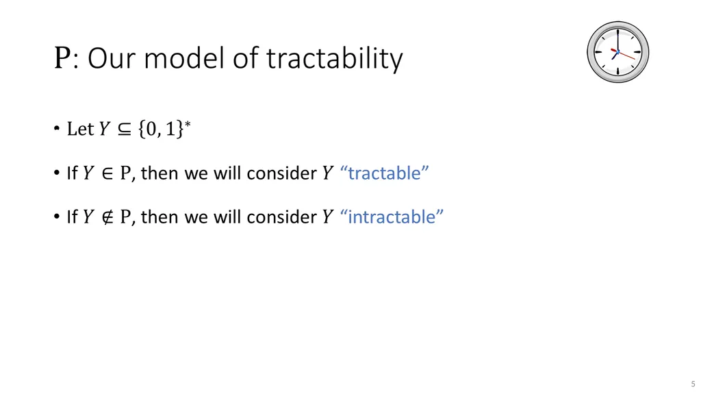 1 CMSC 28100 Introduction to Complexity Theory - slide 5 of 26