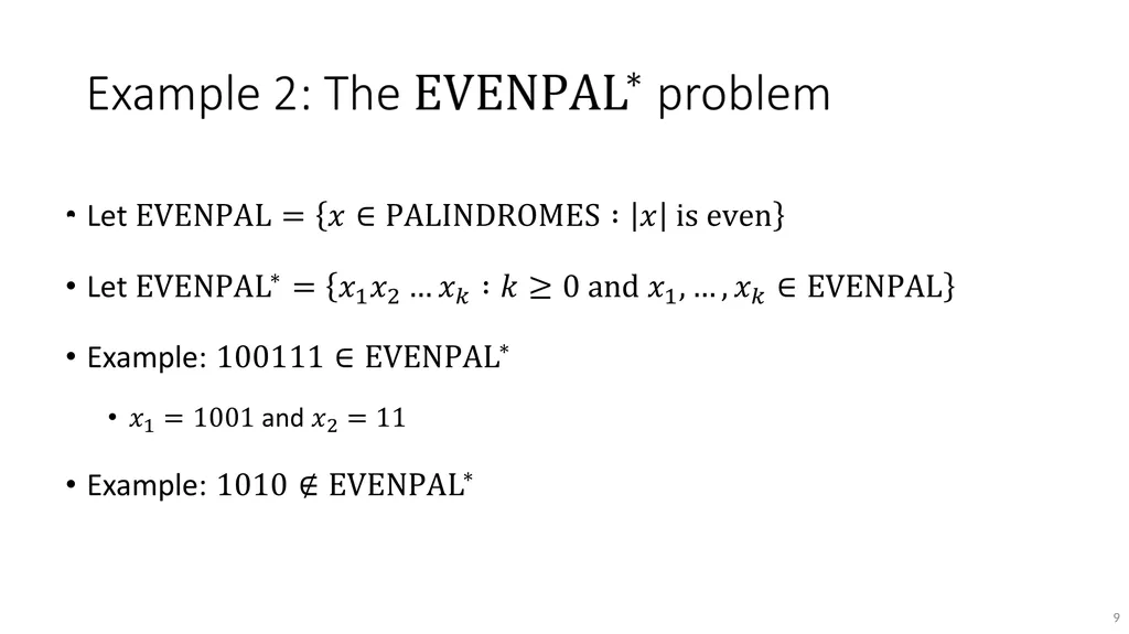 1 CMSC 28100 Introduction to Complexity Theory - slide 9 of 26