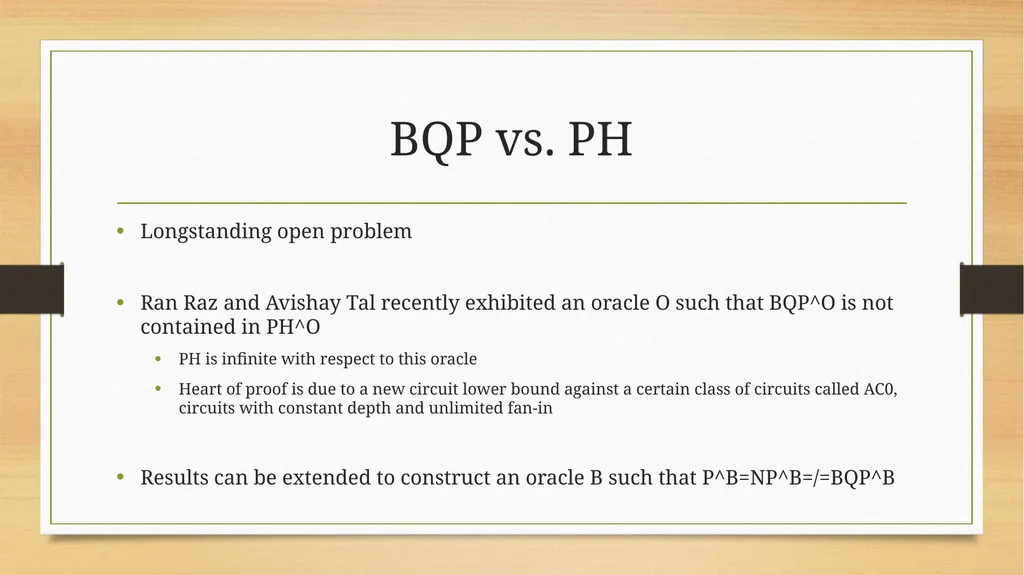 Introduction to Oracles in Complexity Theory DeVon - slide 23 of 24
