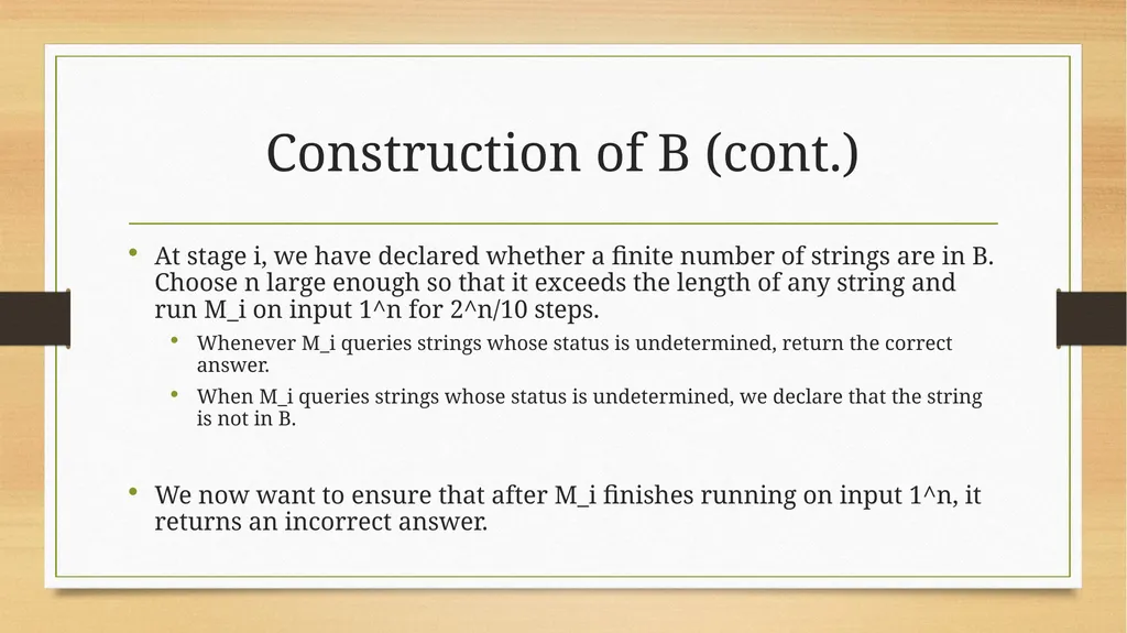 Introduction to Oracles in Complexity Theory DeVon - slide 16 of 24