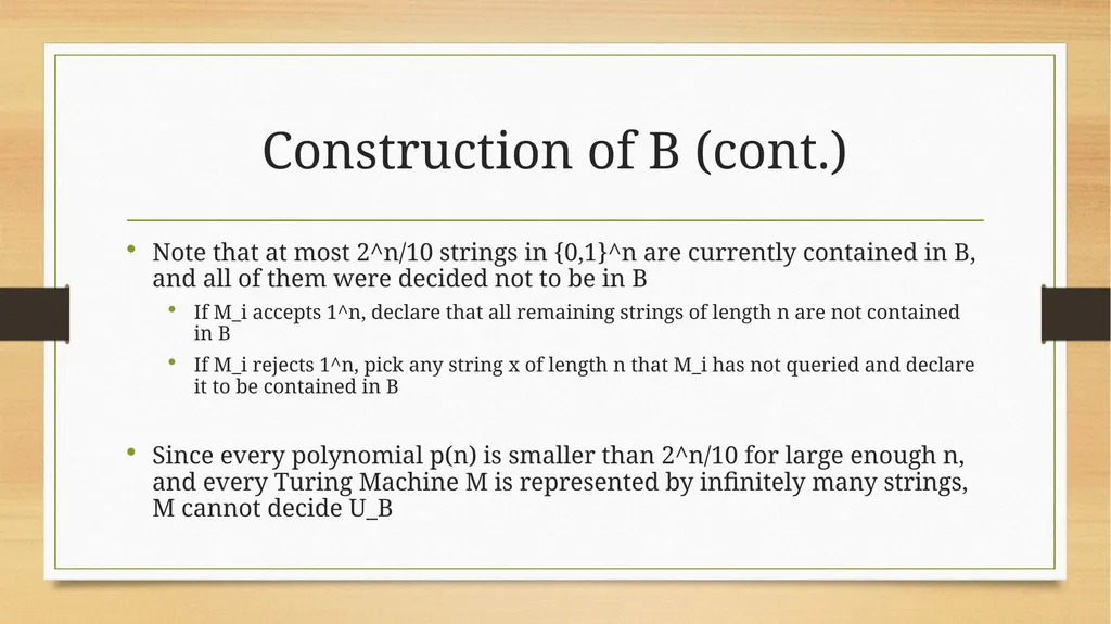 Introduction to Oracles in Complexity Theory DeVon - slide 17 of 24
