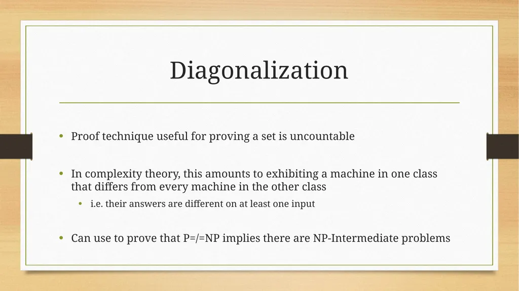 Introduction to Oracles in Complexity Theory DeVon - slide 5 of 24