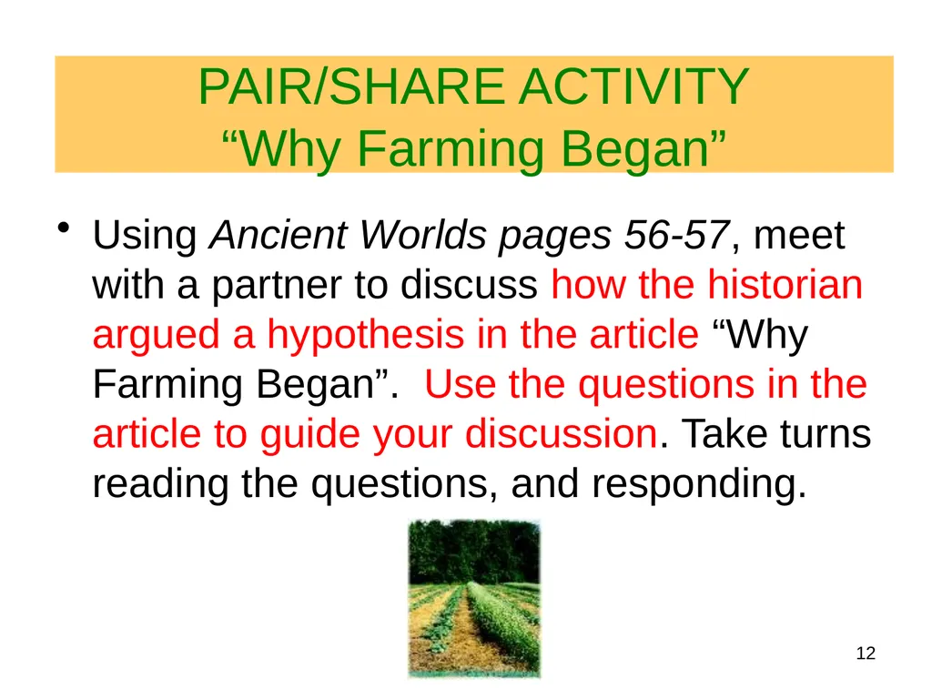 Triad Work – SS7 Next Steps after Early Beginnings - slide 12 of 29