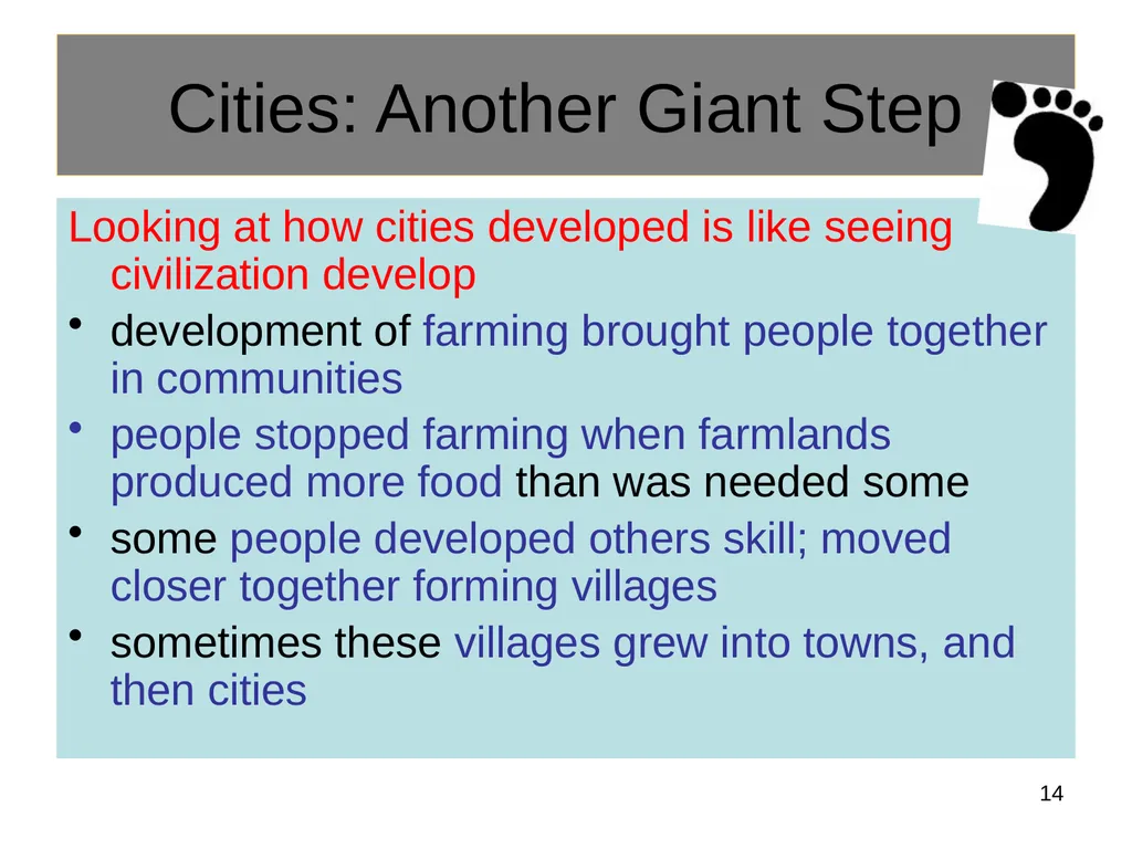 Triad Work – SS7 Next Steps after Early Beginnings - slide 14 of 29