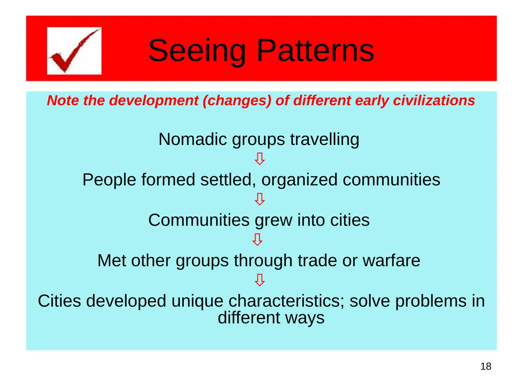 Triad Work – SS7 Next Steps after Early Beginnings - slide 18 of 29