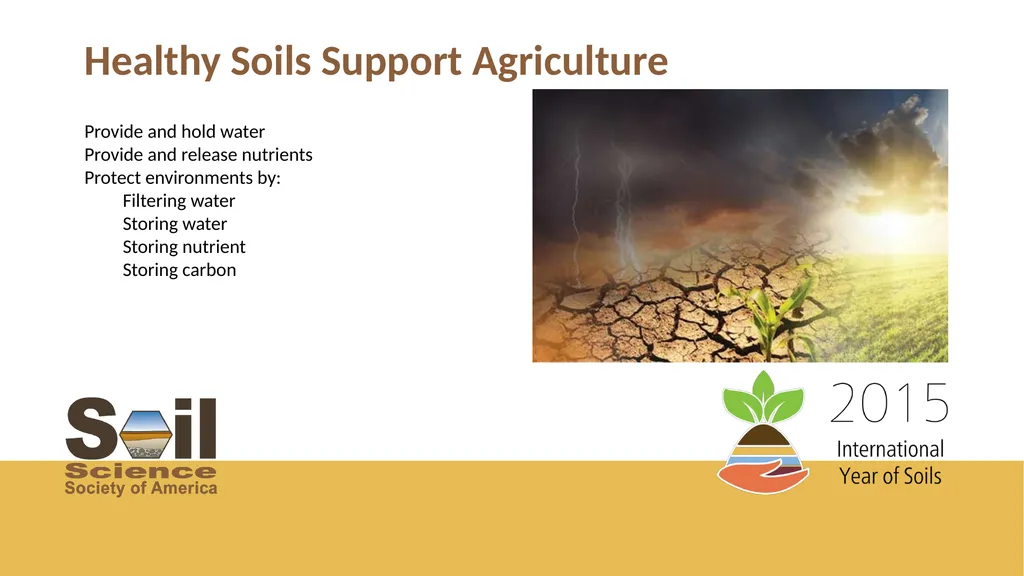 Soils Support Civilization Presented by Great - slide 8 of 14