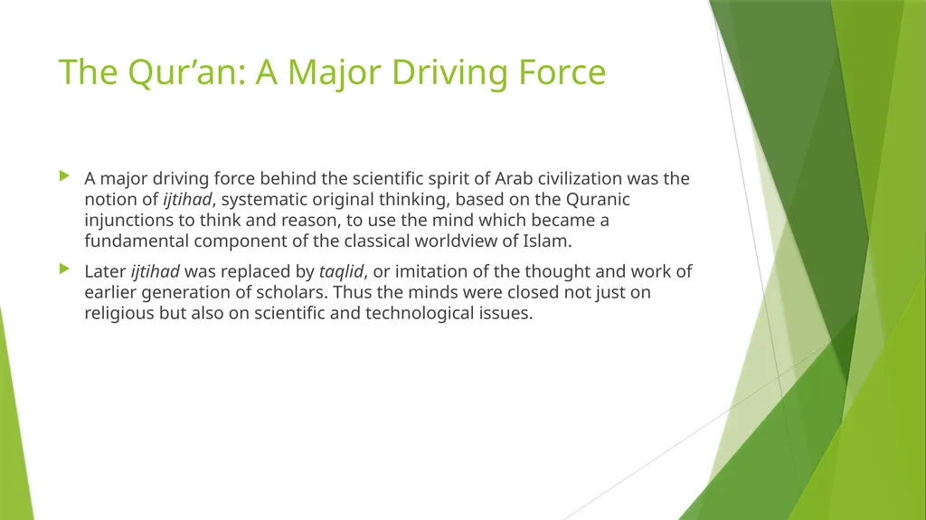 Arab Contribution to World Culture and - slide 24 of 24