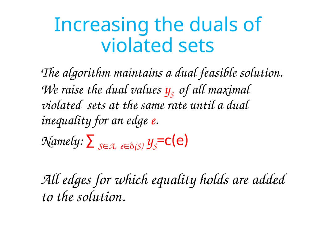 Approximating Steiner forest and other similar - slide 6 of 15