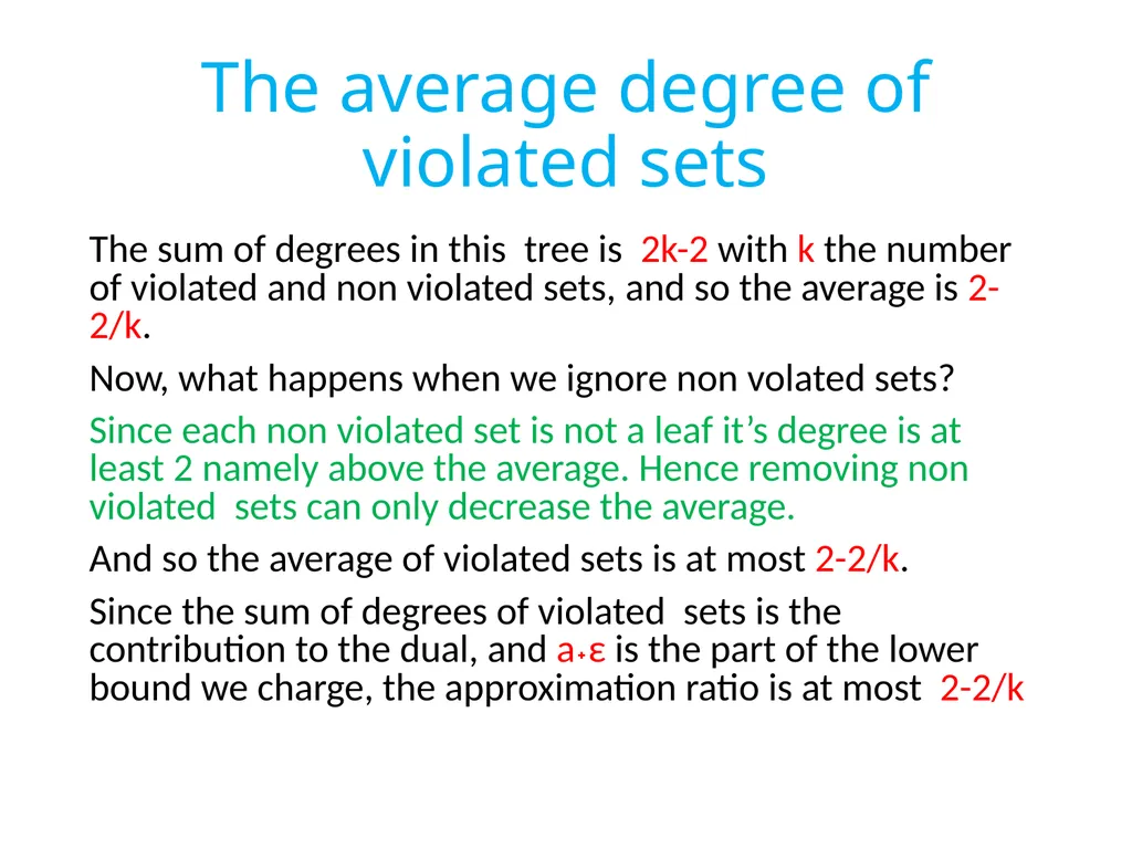 Approximating Steiner forest and other similar - slide 14 of 15