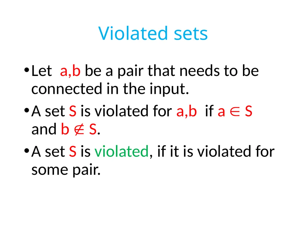 Approximating Steiner forest and other similar - slide 3 of 15