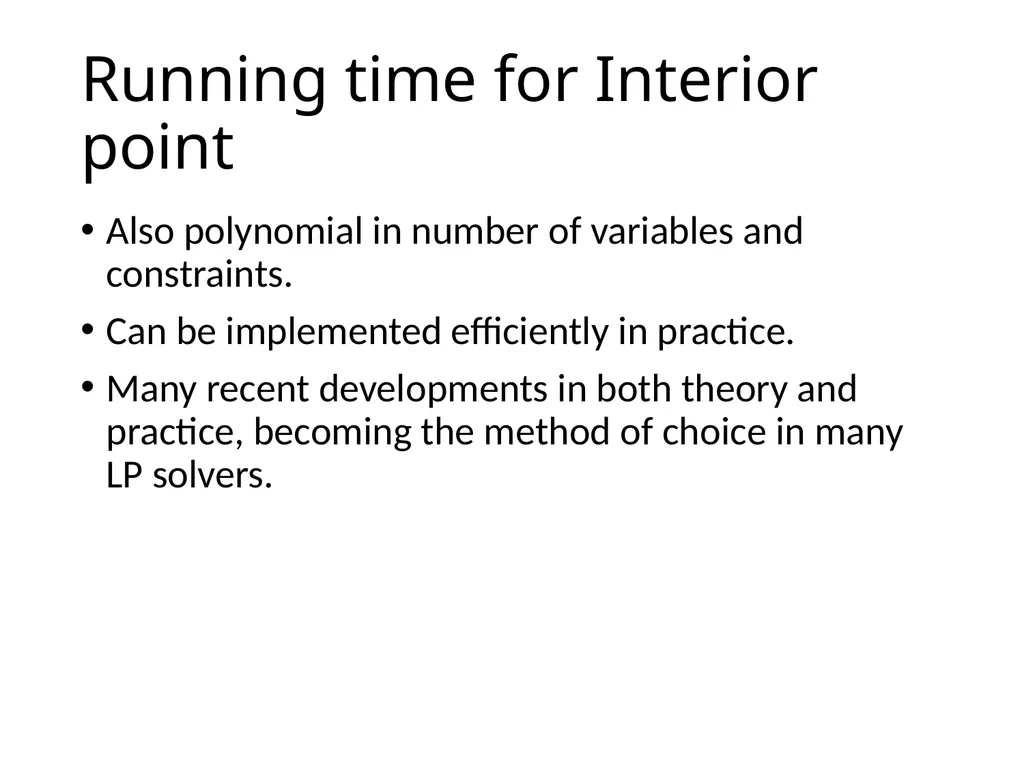 Lecture 18 Linear Program Algorithms Dual LP - slide 13 of 13