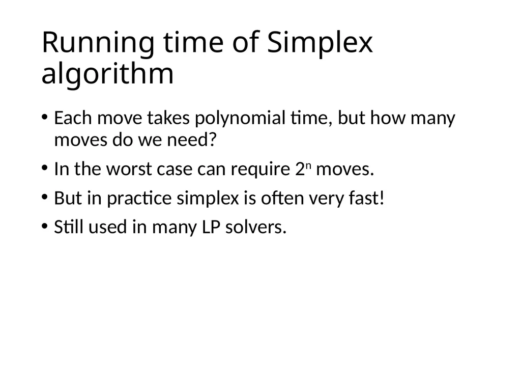 Lecture 18 Linear Program Algorithms Dual LP - slide 7 of 13
