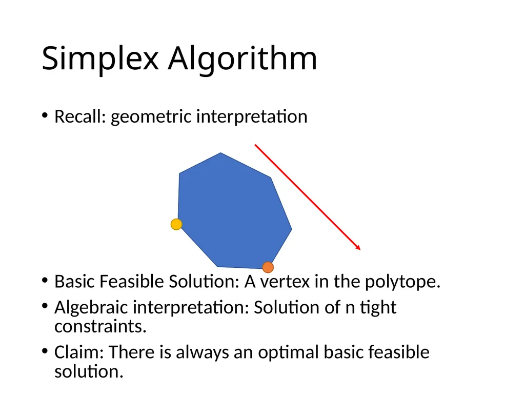 Lecture 18 Linear Program Algorithms Dual LP - slide 5 of 13