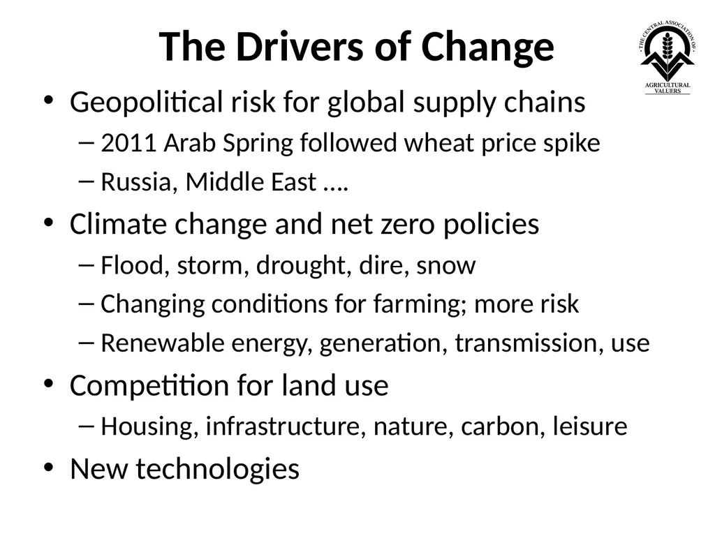 Agricultural Valuation: EVS 2025 Guidance Note - slide 6 of 19