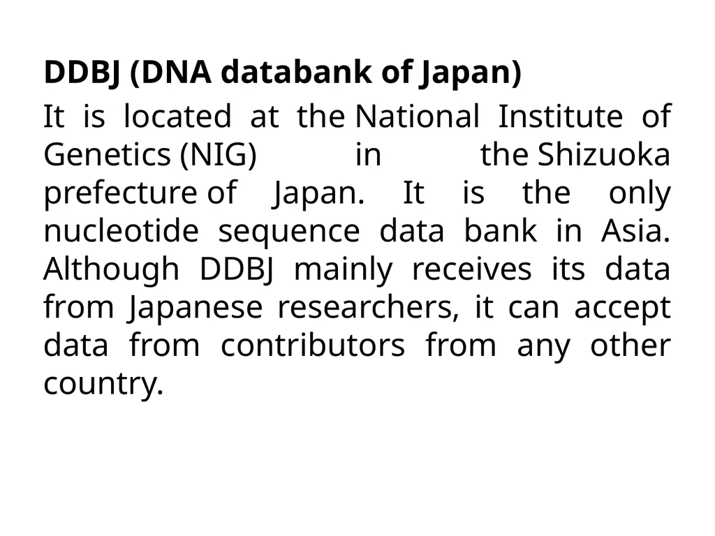 Biological databases Pinaki Kr. Rabha A database - slide 7 of 13