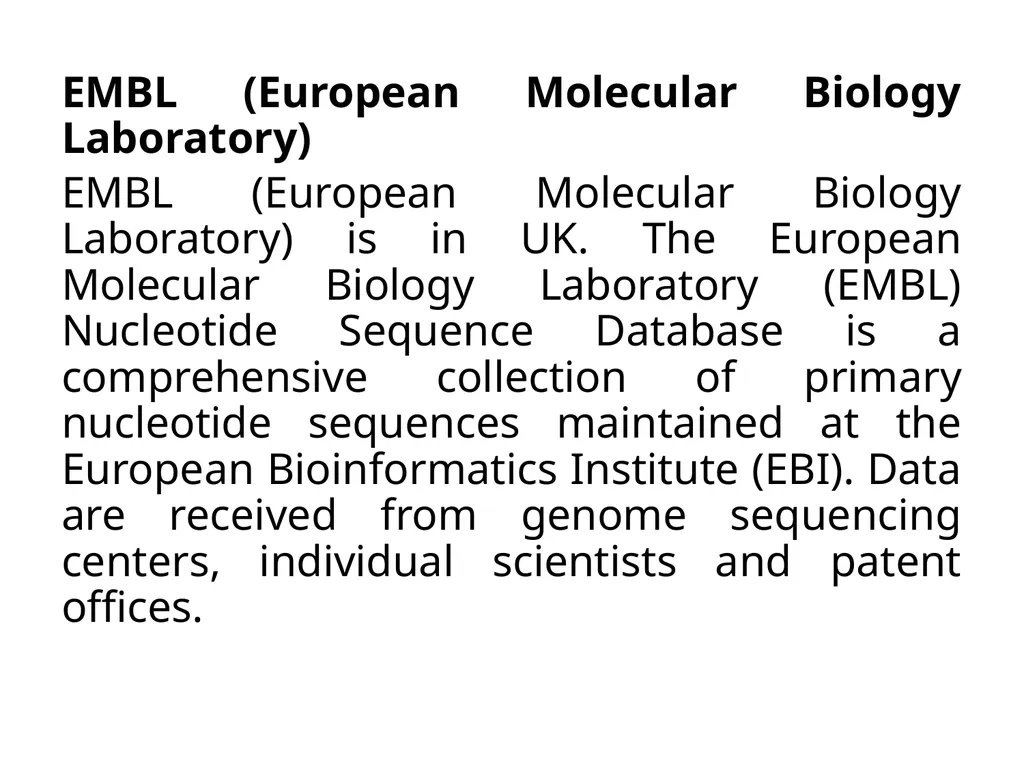 Biological databases Pinaki Kr. Rabha A database - slide 6 of 13