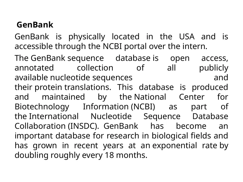 Biological databases Pinaki Kr. Rabha A database - slide 5 of 13