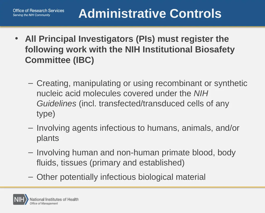April Safety Focus: Biological Registration - slide 3 of 13