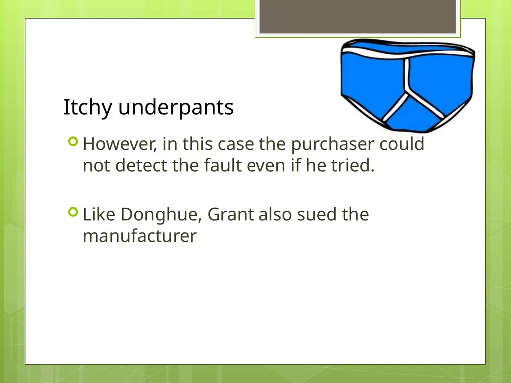 Interpretations of past decisions The development - slide 12 of 13