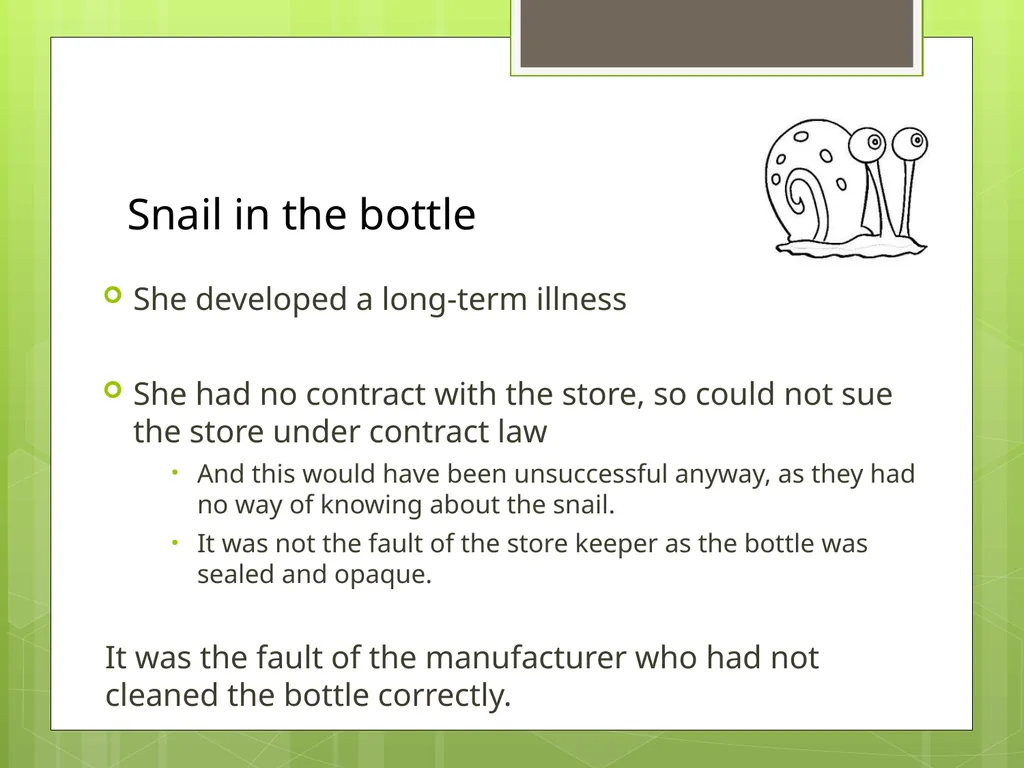 Interpretations of past decisions The development - slide 6 of 13