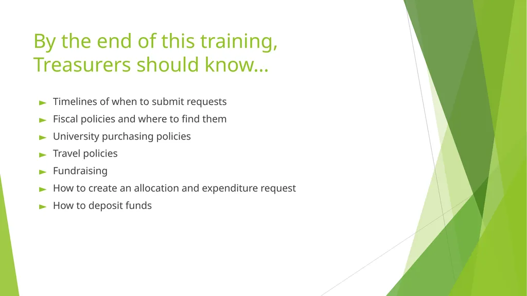 RSO Treasurer Training Presenter: Dan Lenhart, - slide 2 of 20