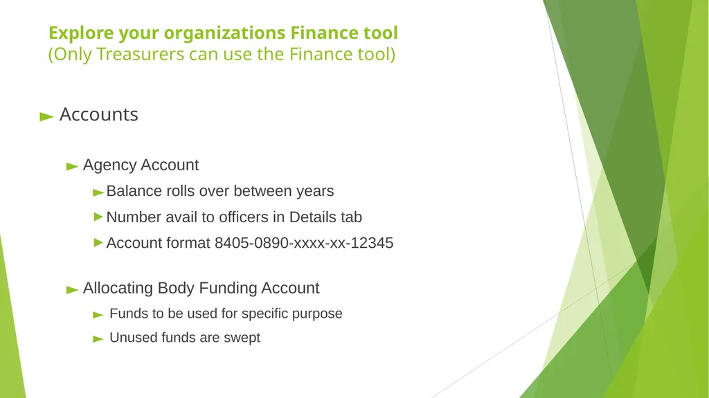 RSO Treasurer Training Presenter: Dan Lenhart, - slide 4 of 20