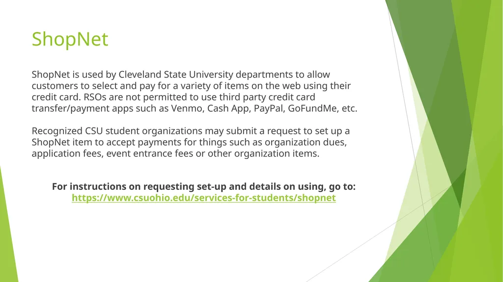RSO Treasurer Training Presenter: Dan Lenhart, - slide 15 of 20