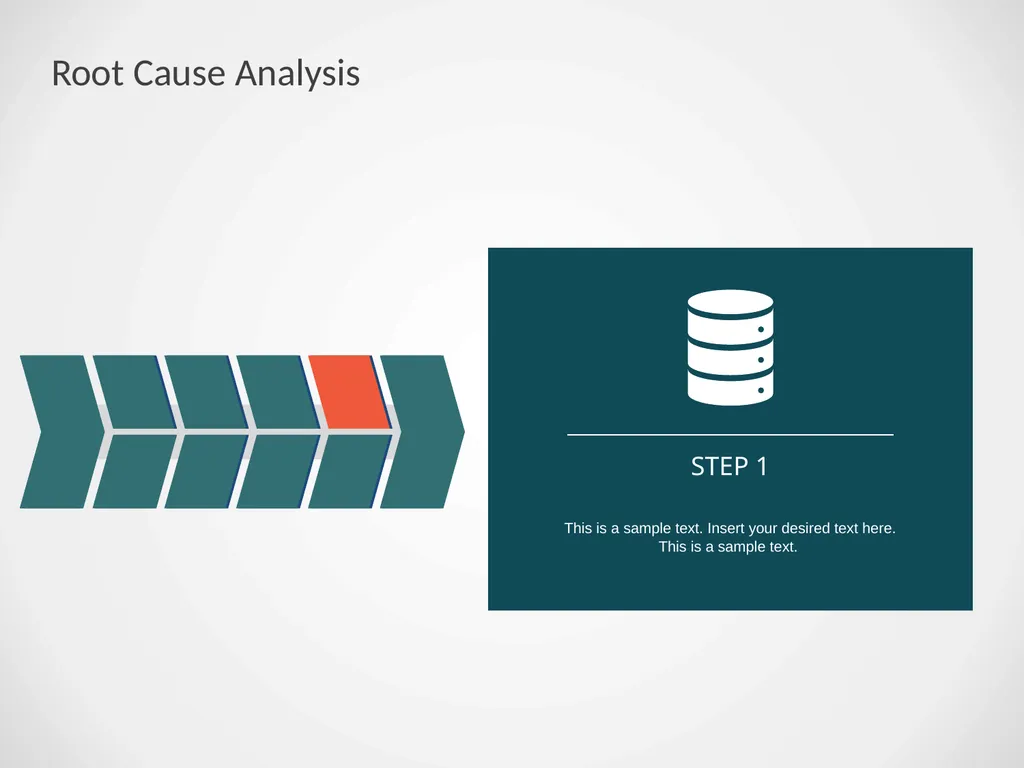 Cause-effect Fishbone Diagram with 2 Level - slide 10 of 12