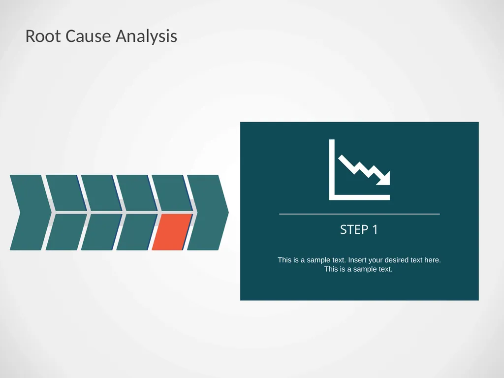 Cause-effect Fishbone Diagram with 2 Level - slide 11 of 12