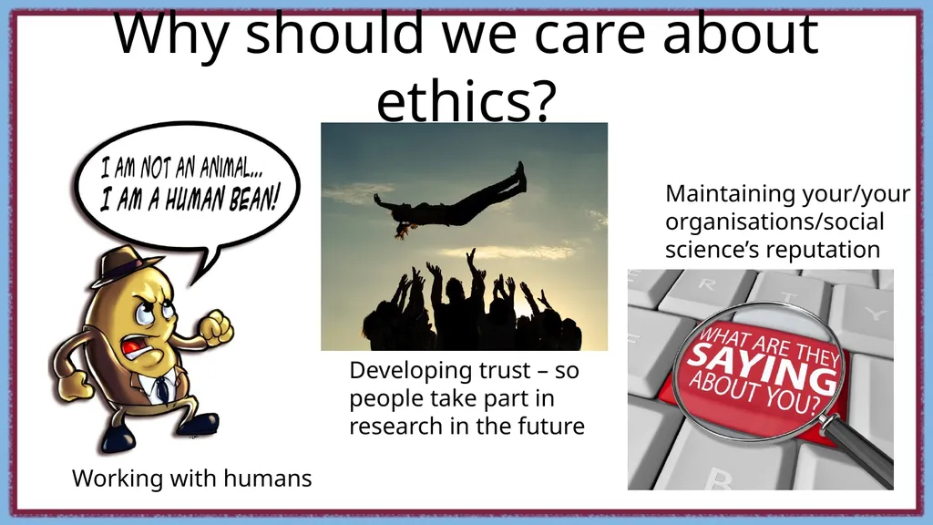 Dr Eilidh Cage Ethics How do we define ethics? In - slide 3 of 9