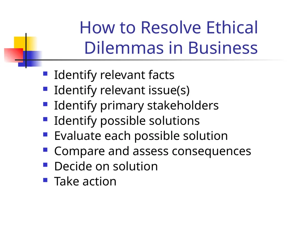 Ethical Decision Making Consider This: “You and - slide 12 of 20