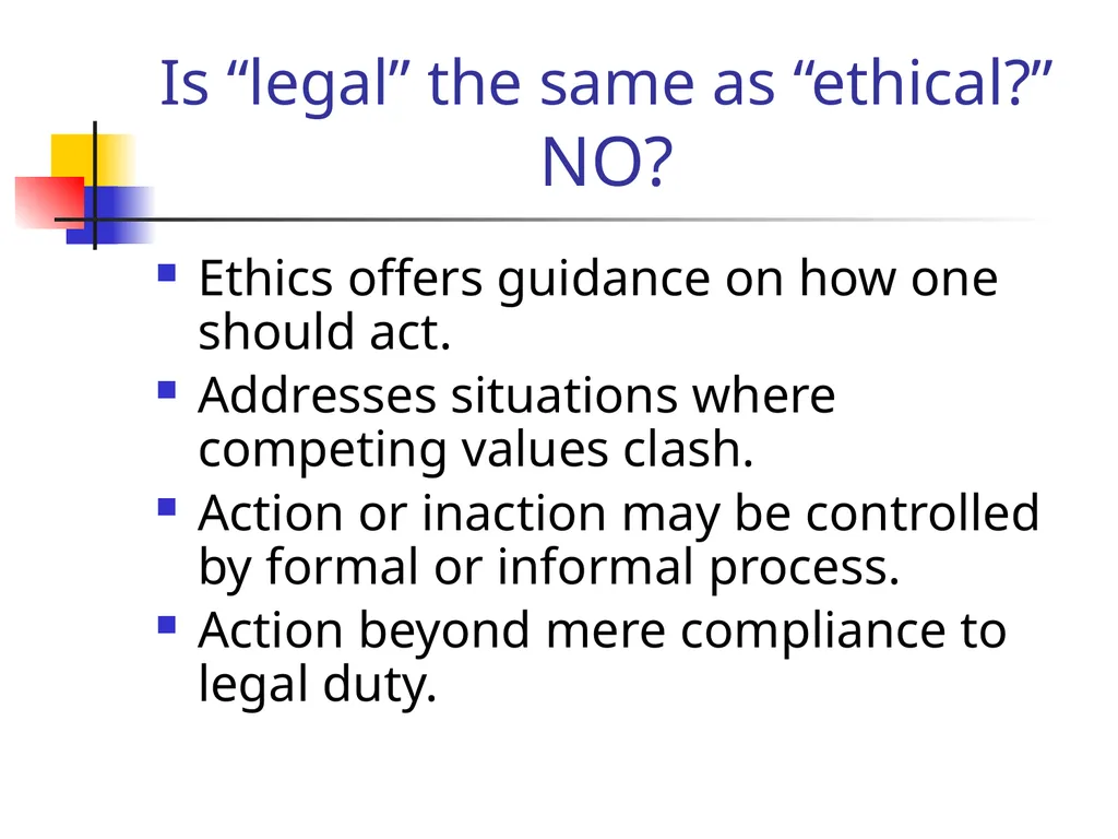 Ethical Decision Making Consider This: “You and - slide 10 of 20