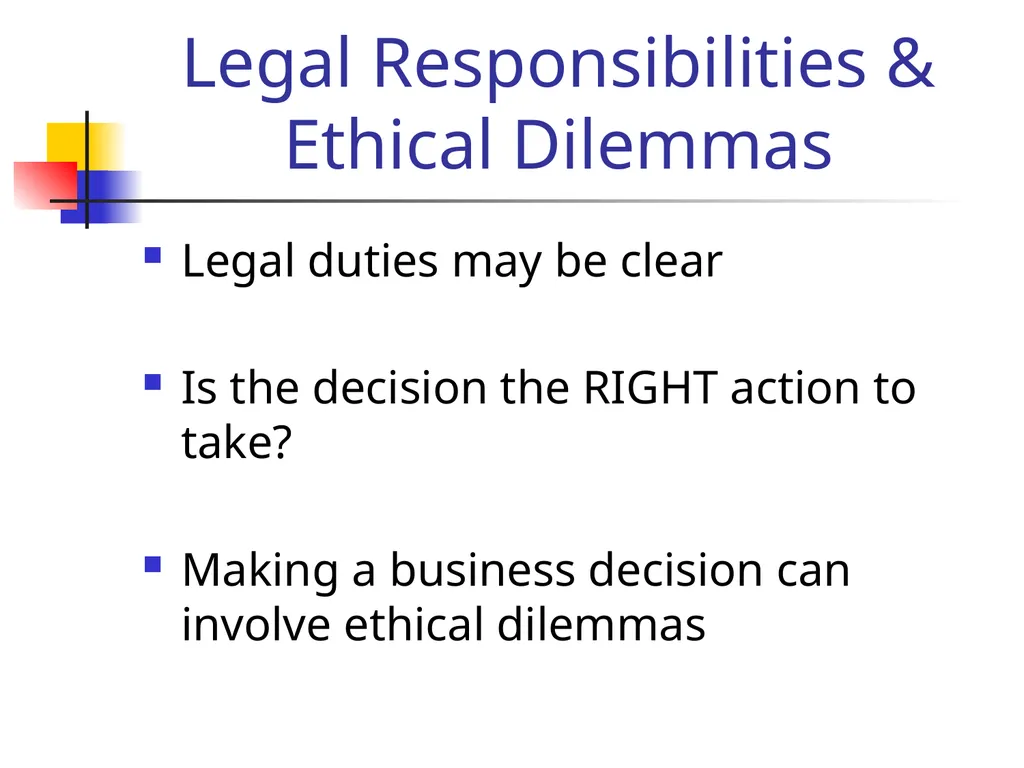 Ethical Decision Making Consider This: “You and - slide 5 of 20