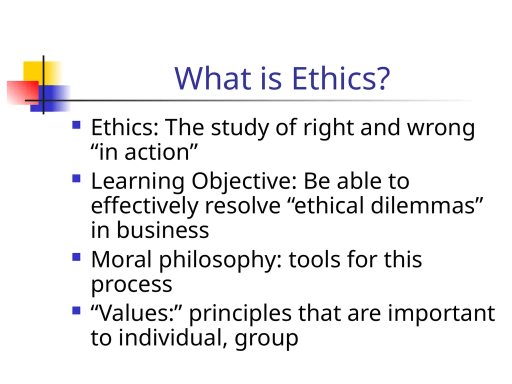 Ethical Decision Making Consider This: “You and - slide 4 of 20