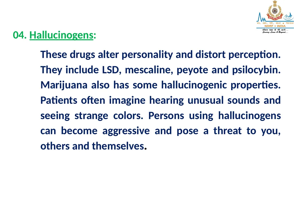 STRESS INDUCED DISORDERS, ALCOHOLISM & SUBSTANCE - slide 19 of 36