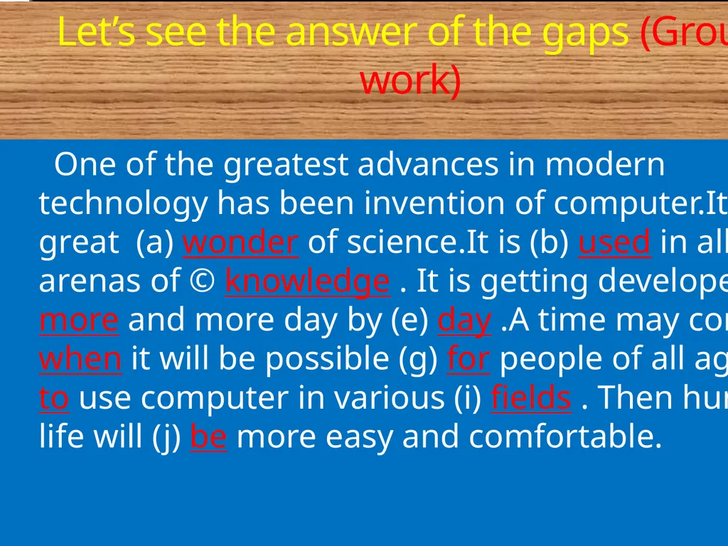 Welcome to my dears Class conducted by M.Obyed - slide 31 of 38