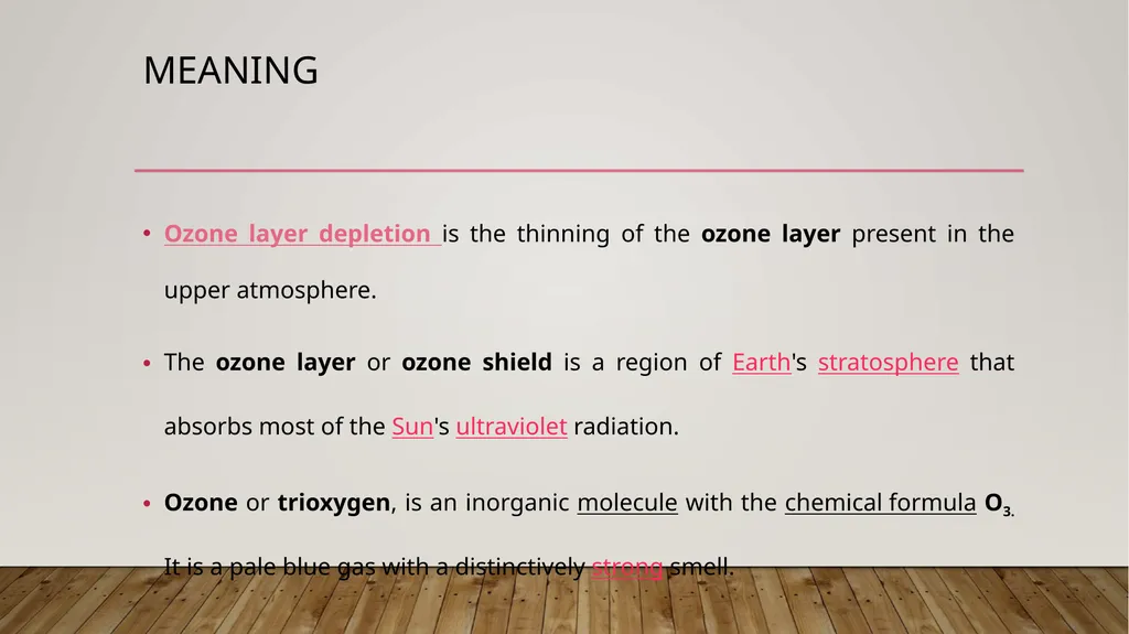 Ozone layer depletion Prepared by anindita - slide 3 of 10