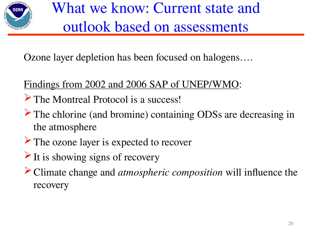 Nitrous Oxide (N2O) and Stratospheric Ozone Layer - slide 20 of 26