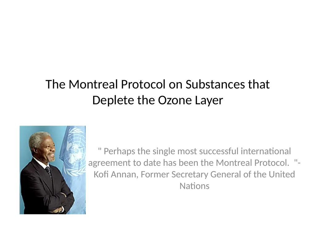 Atmospheric Processes Ozone Depletion Quick recap… - slide 19 of 24