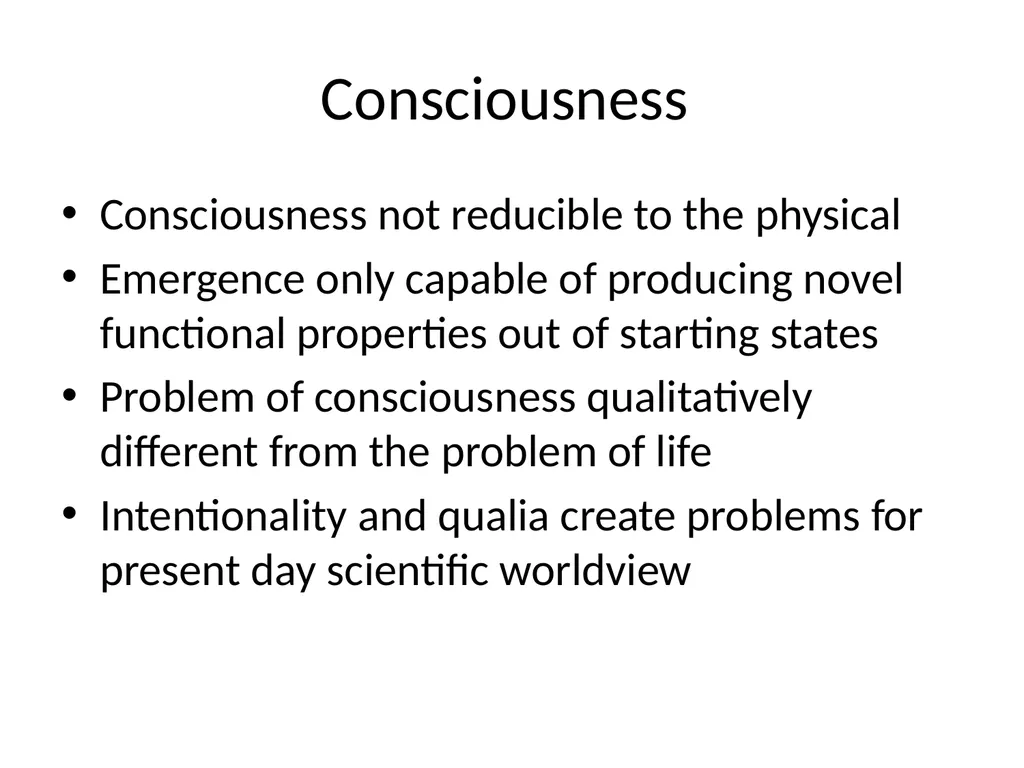 Holism, Reduction and Consciousness Anand - slide 7 of 20