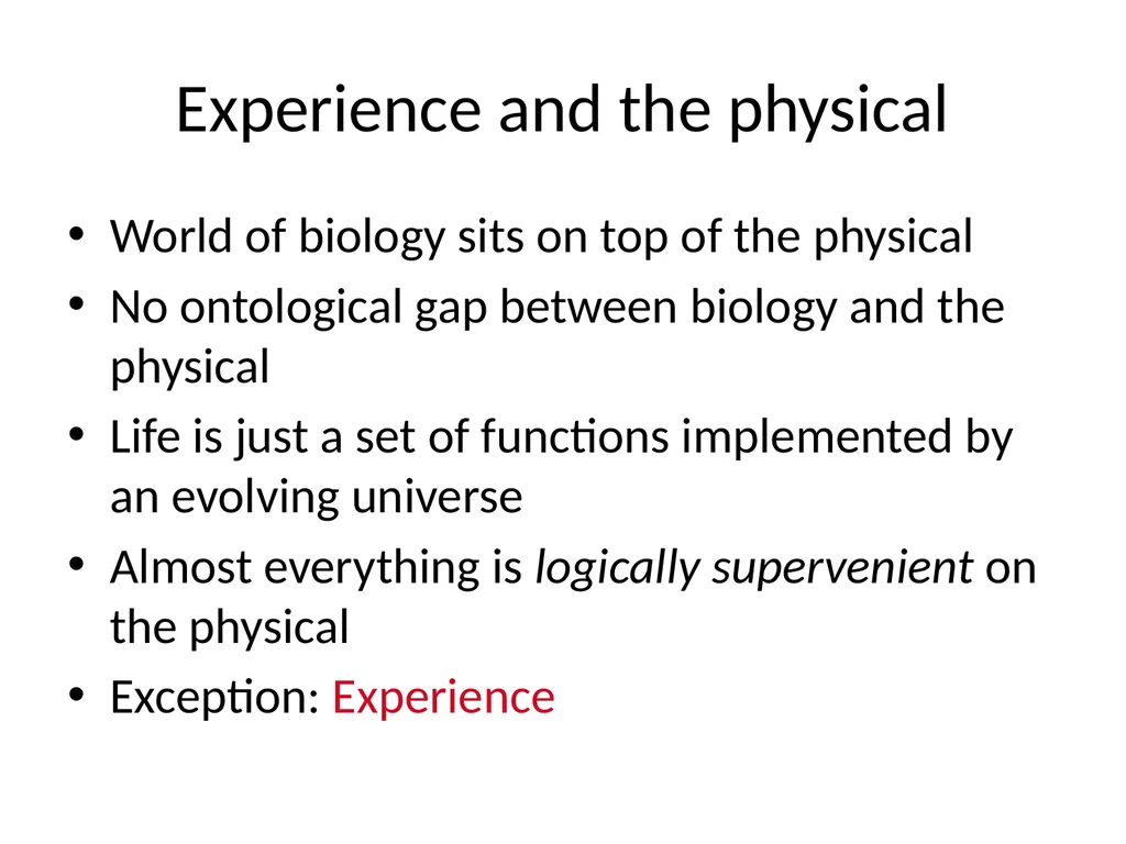 Holism, Reduction and Consciousness Anand - slide 5 of 20