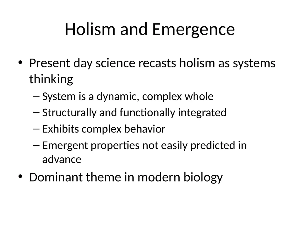 Holism, Reduction and Consciousness Anand - slide 3 of 20